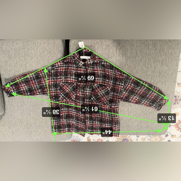 IRO Elmer Tweed Jacket 40 Shacket - Picture 8 of 10